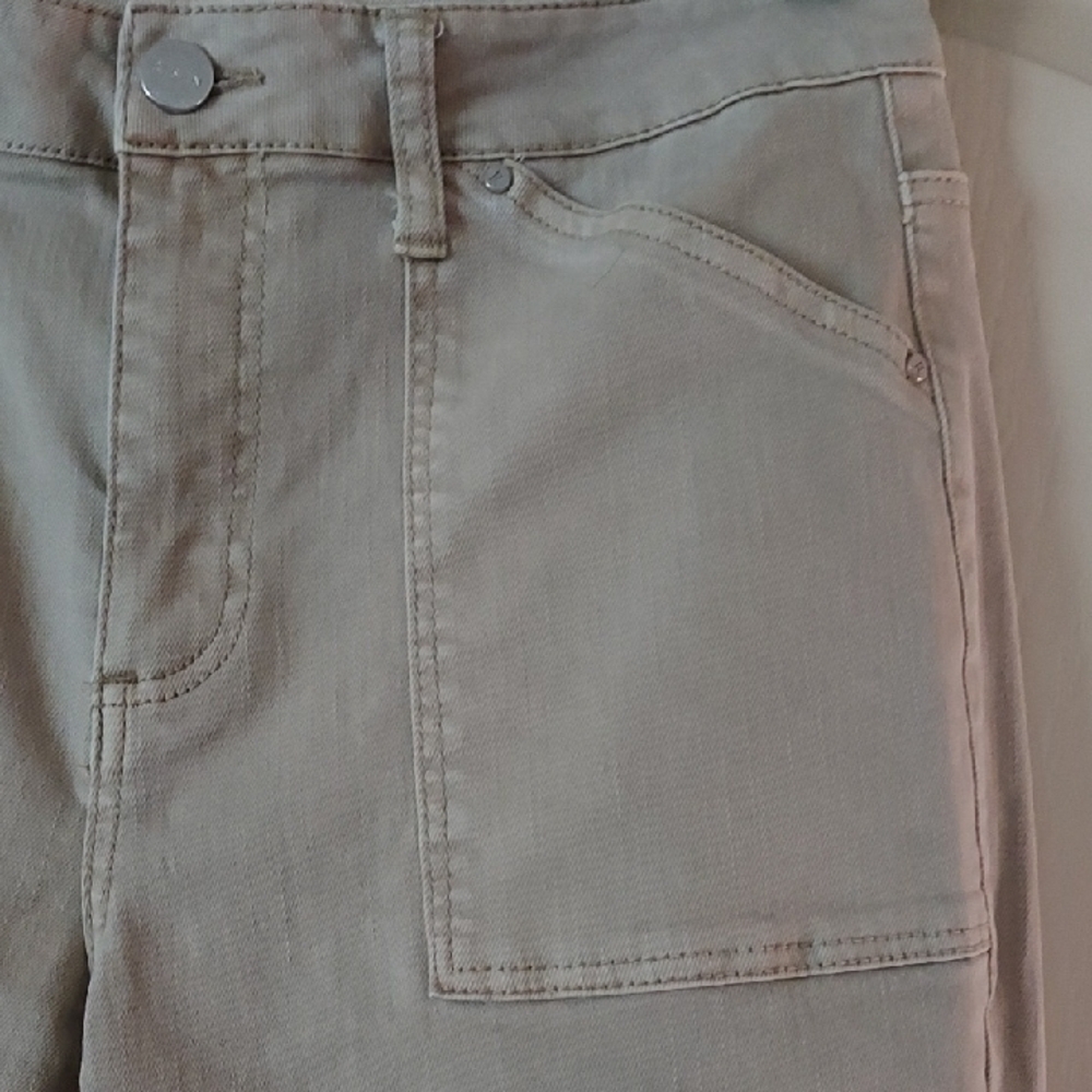 Chic Tan Wide Leg Jeans By RISEN - Picture 3 of 7